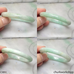 Light green base with green jade bangle