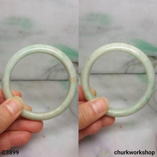 Light green jade bangle