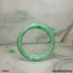 Light apple green jade bangle