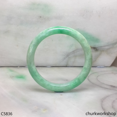 Small light apple green jade bangle