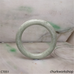 Light green jade bangle