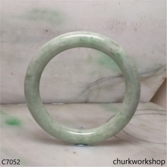 Light green jade bangle