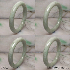 Light green jade bangle