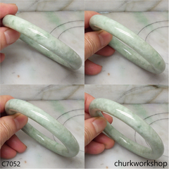 Light green jade bangle