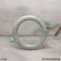 Light green jade bangle