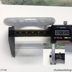 Extra thick lavender jade bangle