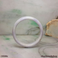 Lavender jade bangle
