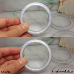 Lavender jade bangle
