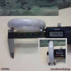Lavender jade bangle
