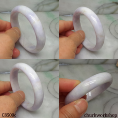 Lavender jade bangle