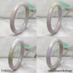 Lavender jade bangle