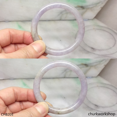 Lavender jade bangle