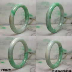 Apple green jade bangle