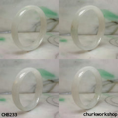 Small icy jade bangle