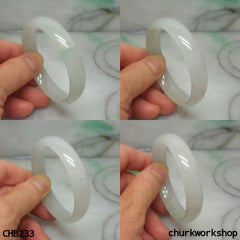 Small icy jade bangle