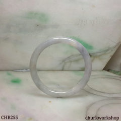 Lavender jade small bangle