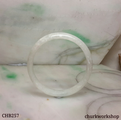 Small white jade bangle