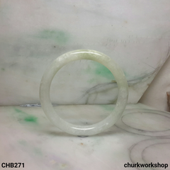 Light green jade bangle