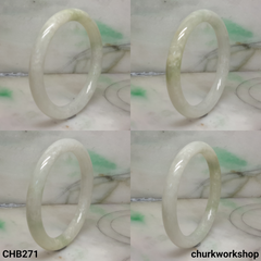 Light green jade bangle