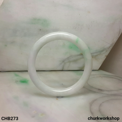 Pale lavender jade bangle