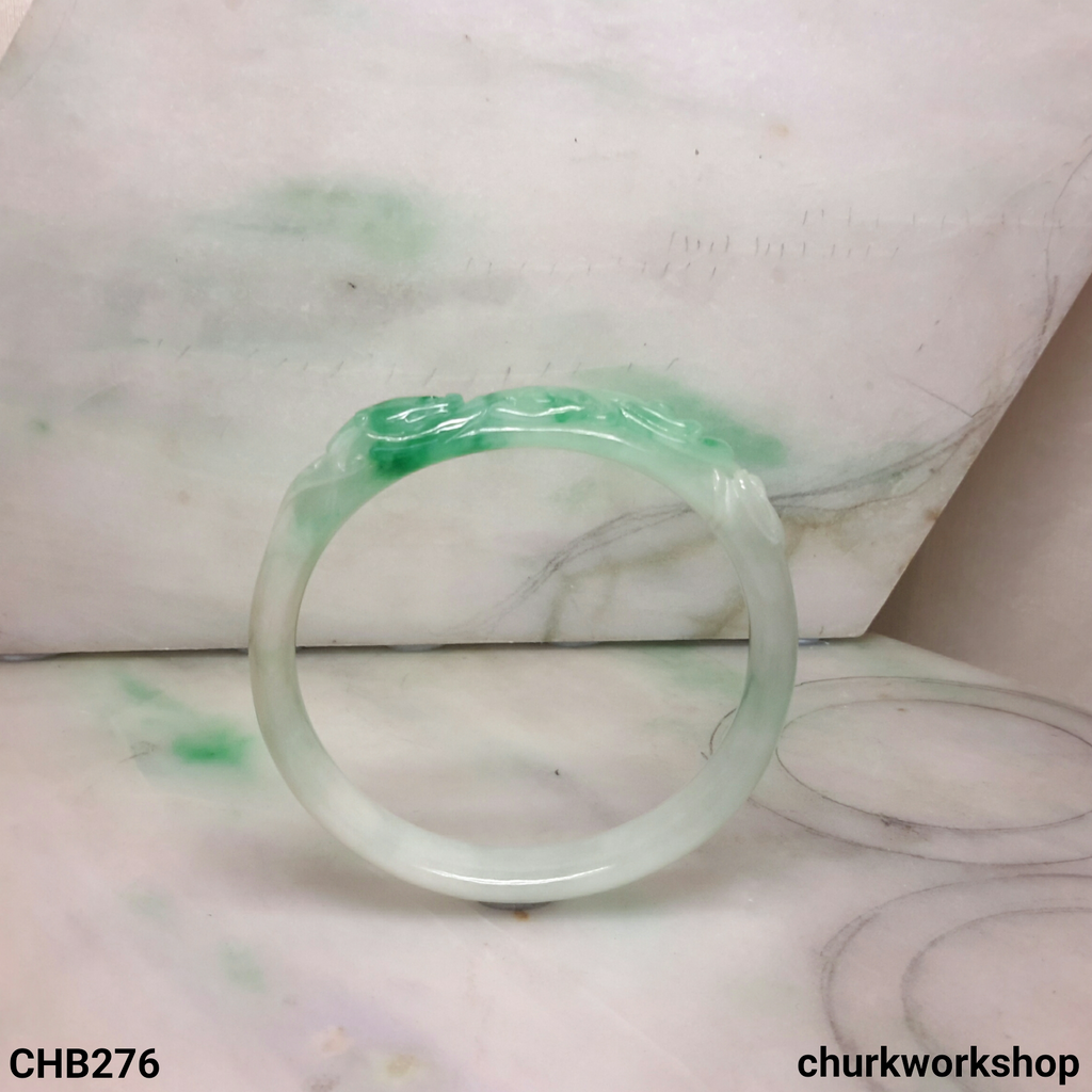 Dragon jade bangle