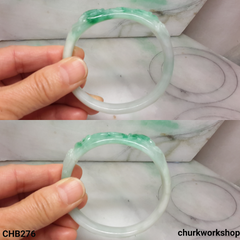 Dragon jade bangle