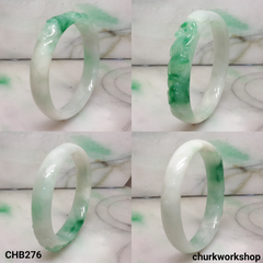 Dragon jade bangle
