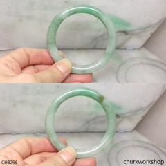 Molt green jade bangle