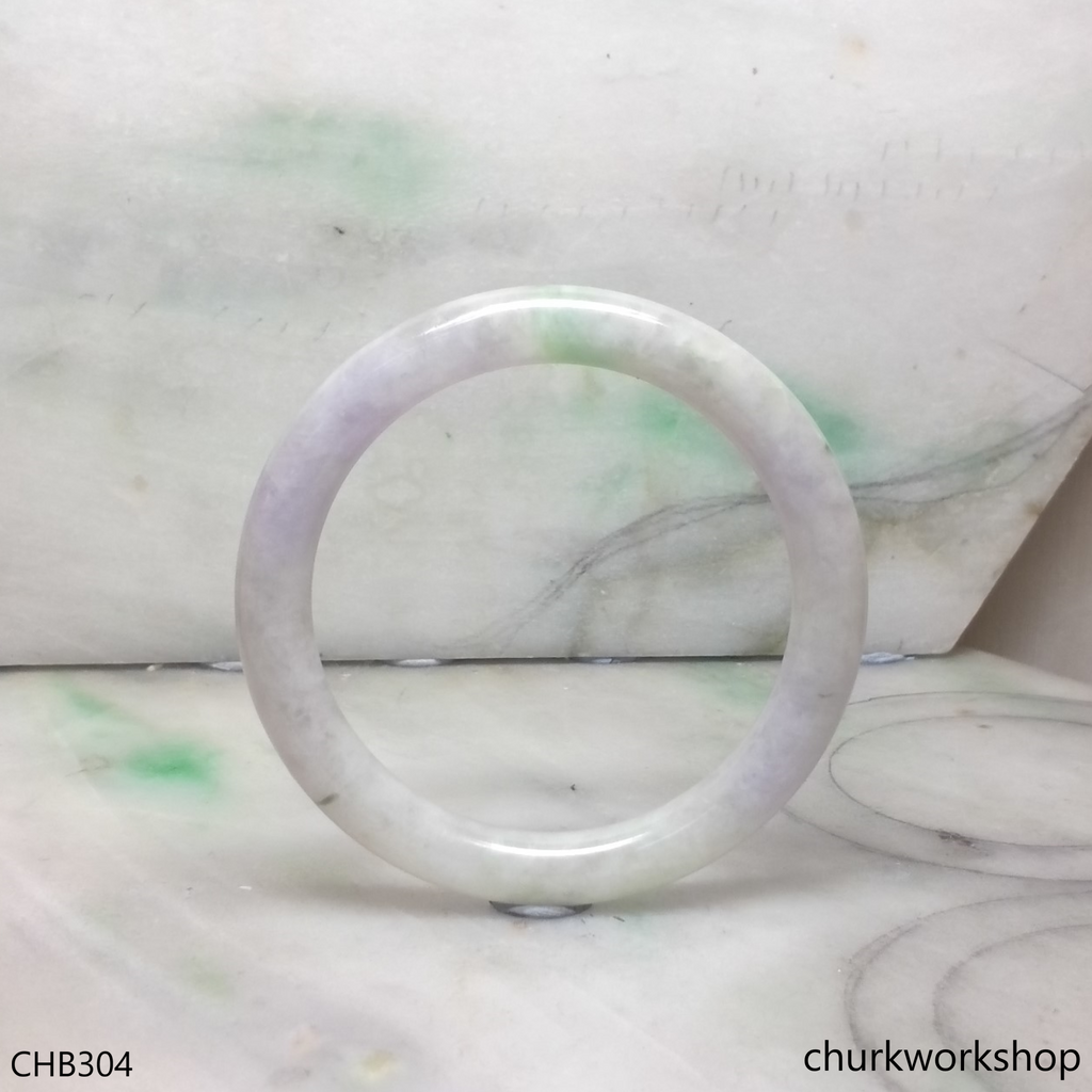Lavender jade bangle