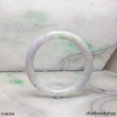 Lavender jade bangle