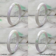 Lavender jade bangle