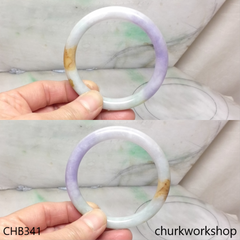 Lavender jade bangle
