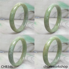 Small light green jade bangle