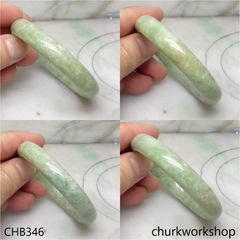 Small light green jade bangle