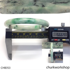 Jade bangle, green jade bangle