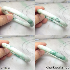 Jade bangle, green jade bangle