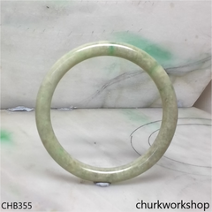 Light green base with green jade bangle
