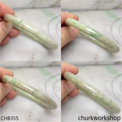 Light green base with green jade bangle