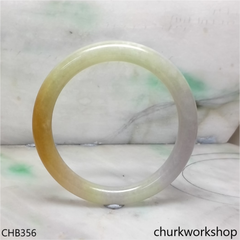 Multi-color jade bangle