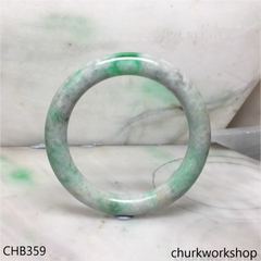 Large green jade bangle
