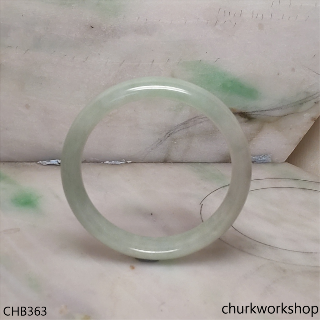 Light green jade bangle