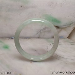 Light green jade bangle