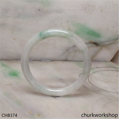 Light green jade bangle