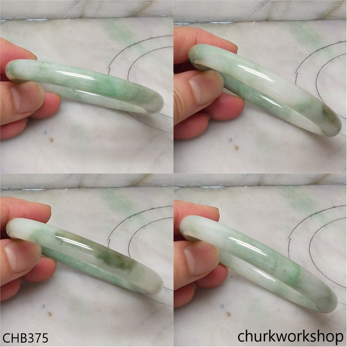 Bluish green bangle
