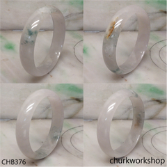 Icy jade bangle