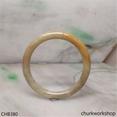 Yellowish jade bangle