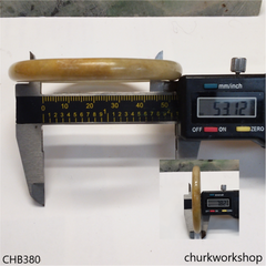 Yellowish jade bangle