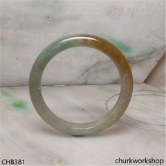 Multi color jade bangle