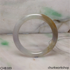 Small jade multi-color bangle