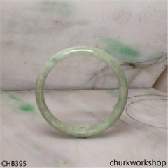 Light green jade bangle